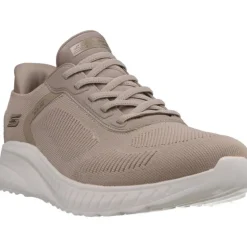 Baskets*Skechers Slip Ins BOBS Squad Chaos Taupe
